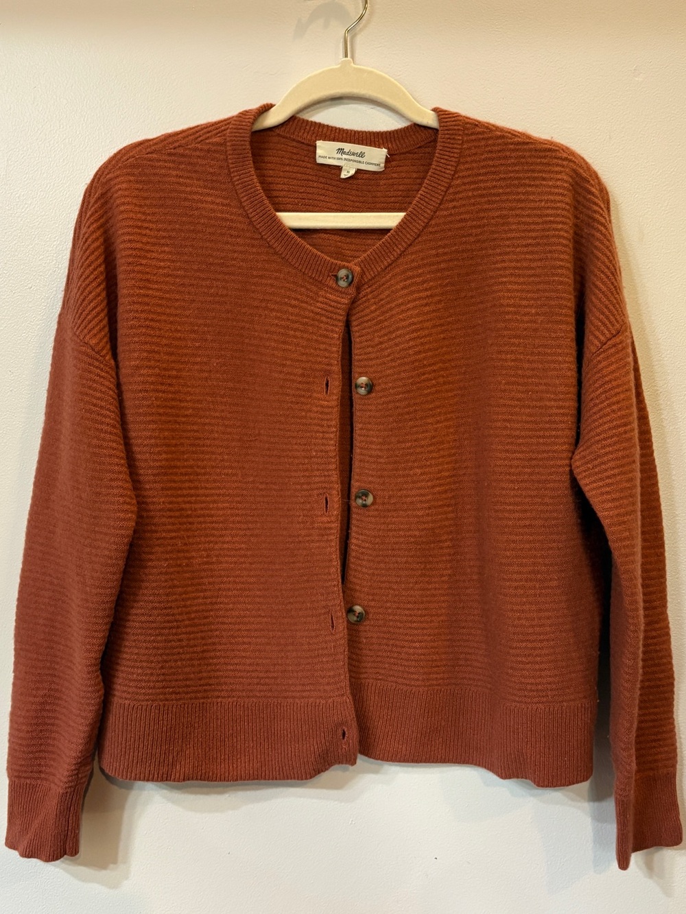 Madewell (re)sponsible Cashmere Deville Cardigan